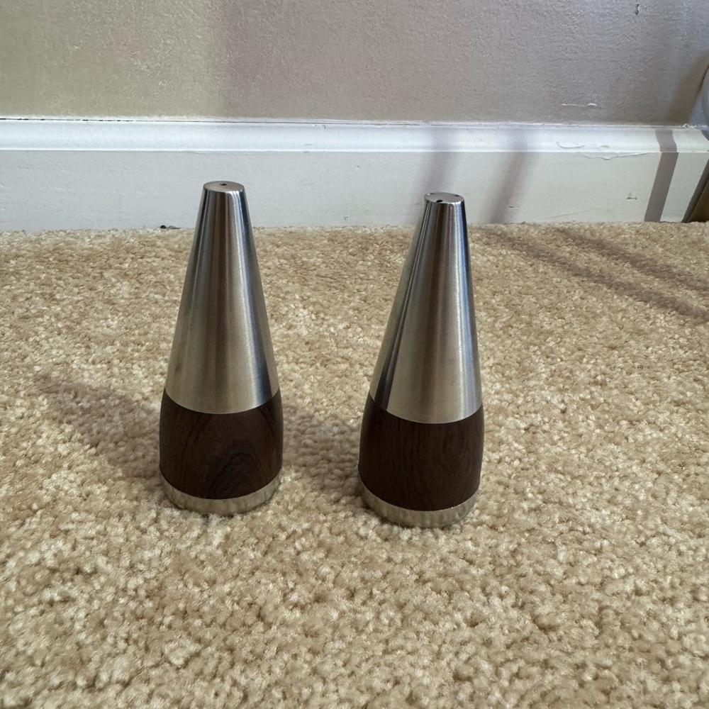 Antique Danish salt and pepper shakers